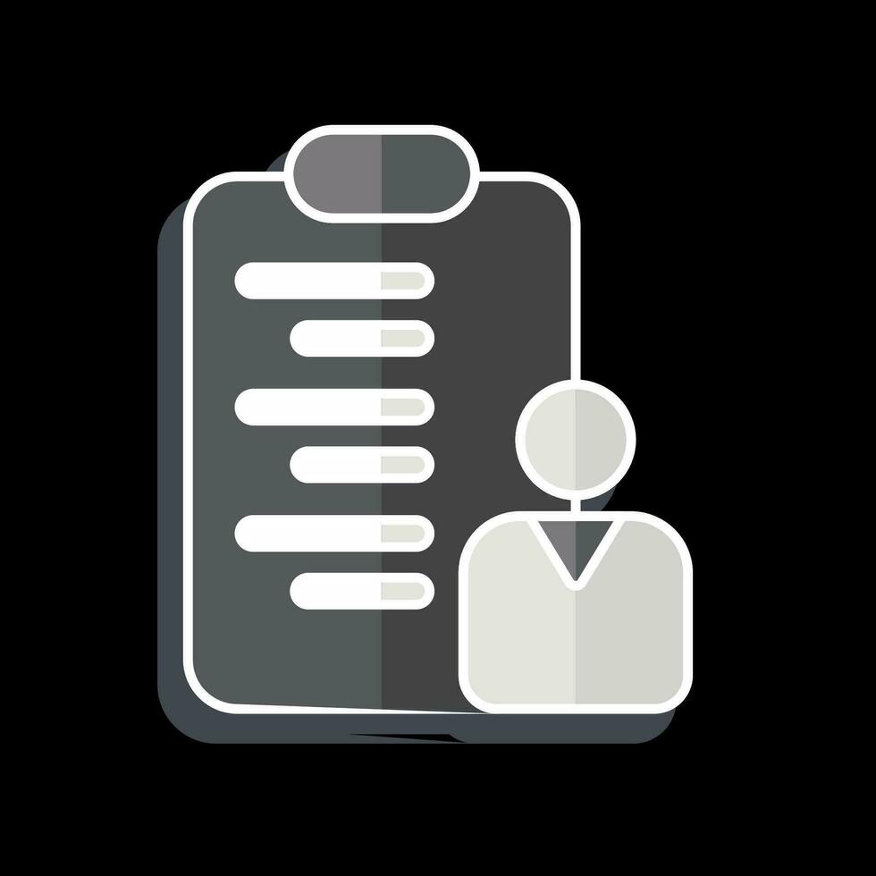 Icon Project Management. related to Business Analysis symbol. glossy style simple design editable. simple illustration vector