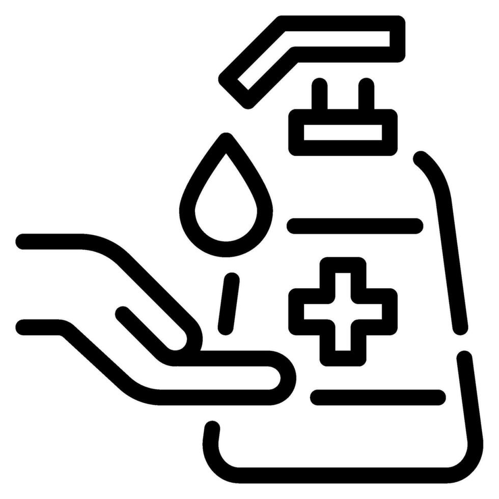 Hand Sanitizer icon Illustration vector