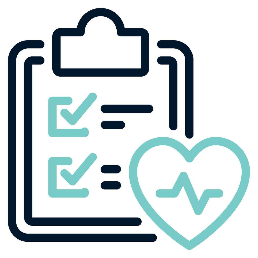 Health Screening icon Illustration vector