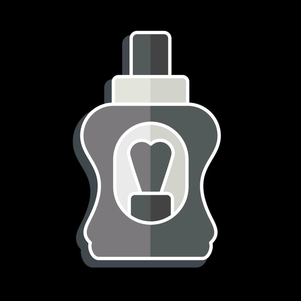 Icon Mouthwash. related to Bathroom symbol. glossy style. simple design editable. simple illustration vector