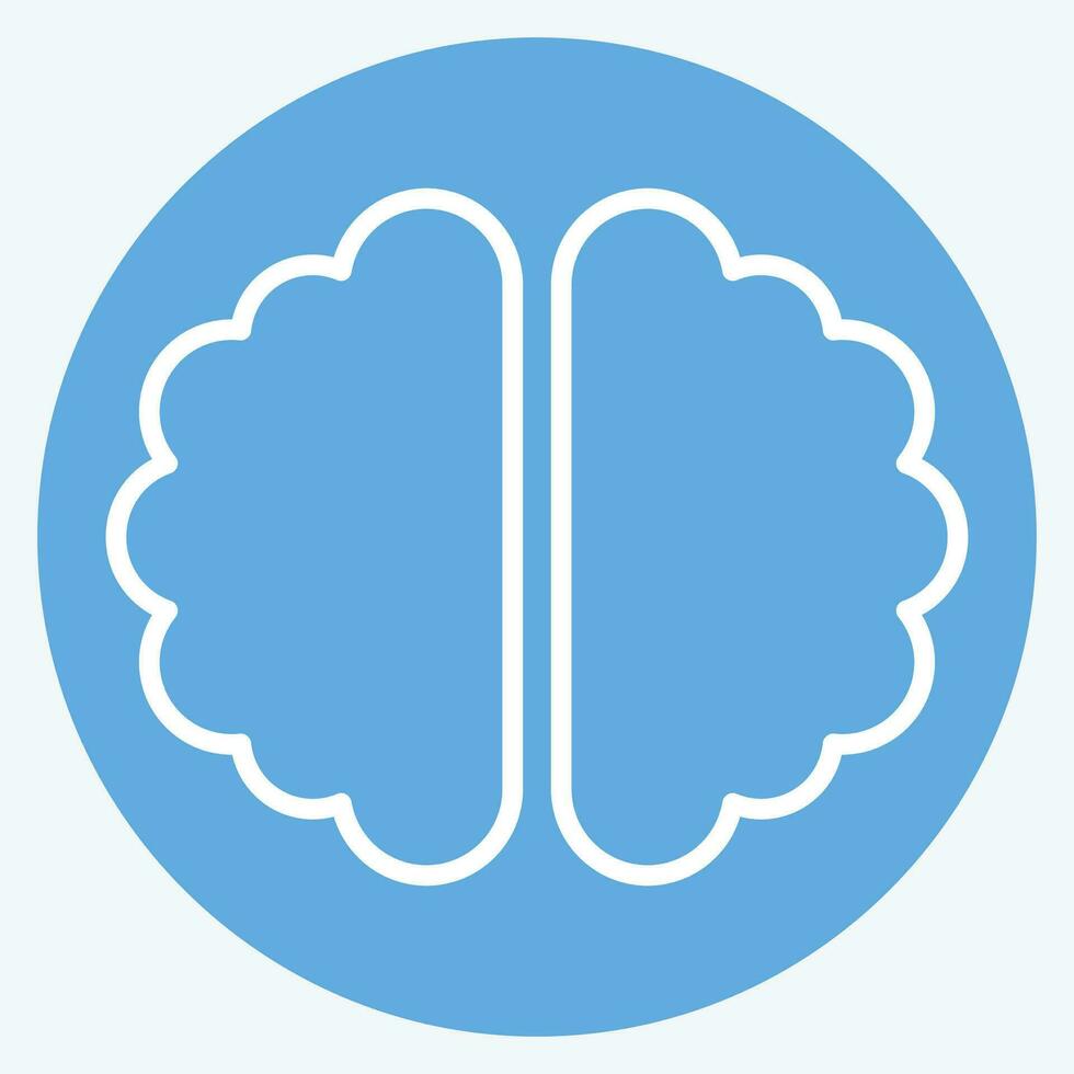 Icon Brainstorming. related to Business Analysis symbol. blue eyes style simple design editable. simple illustration vector