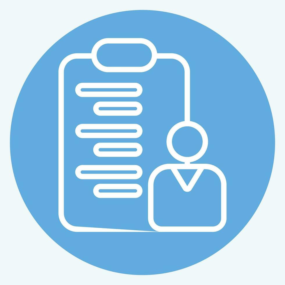 Icon Project Management. related to Business Analysis symbol. blue eyes style simple design editable. simple illustration vector