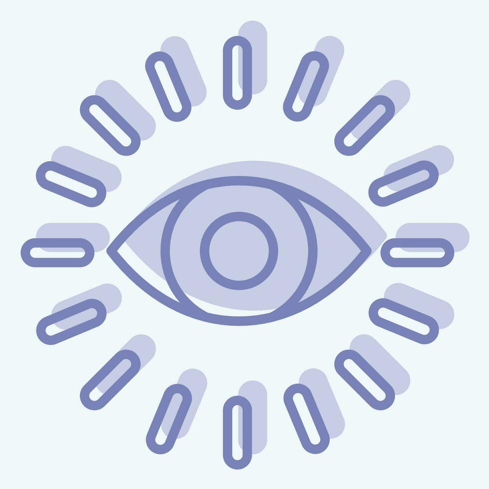 Icon Monitoring. related to Business Analysis symbol. two tone style simple design editable. simple illustration vector