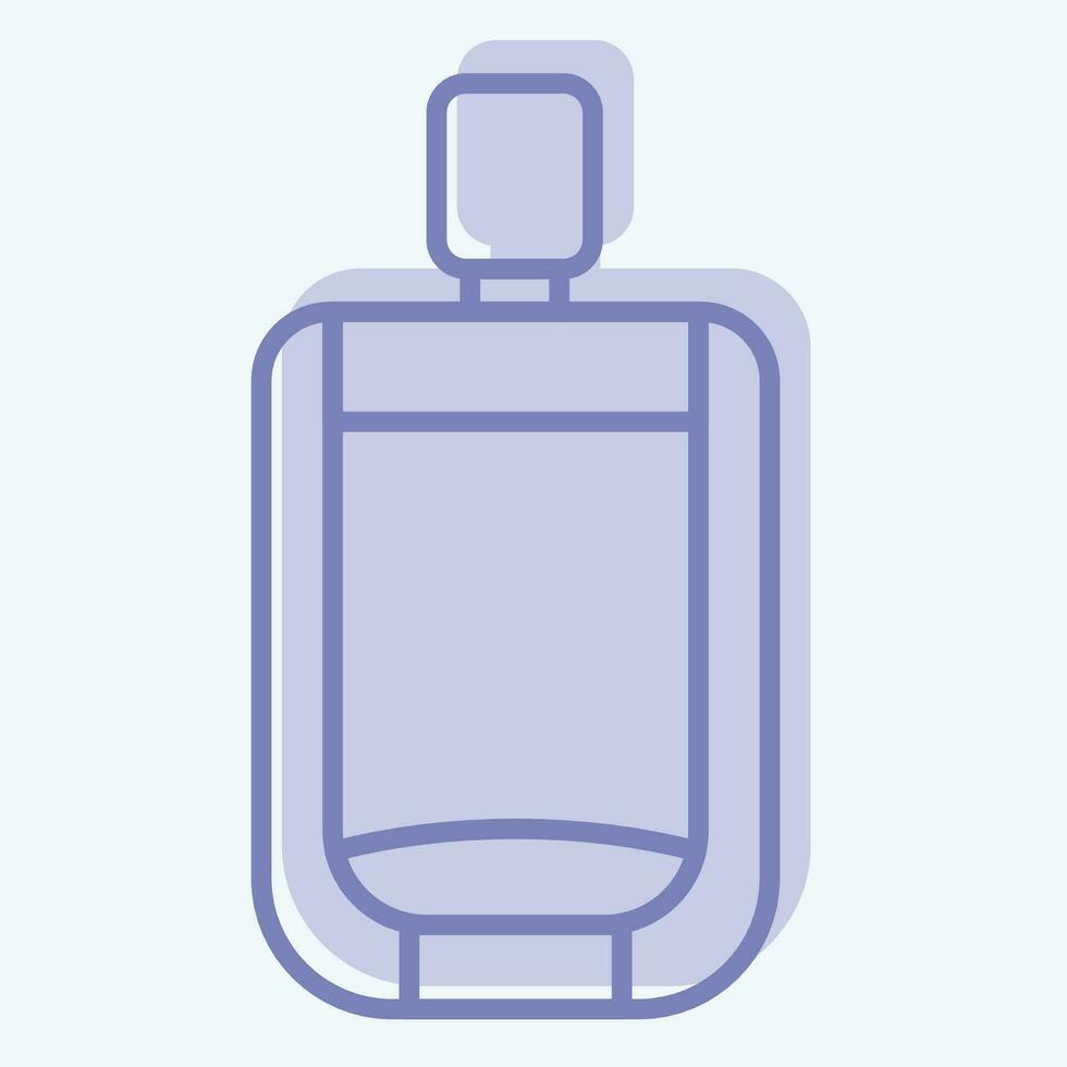 Icon Urinal. related to Bathroom symbol. two tone style. simple design editable. simple illustration vector