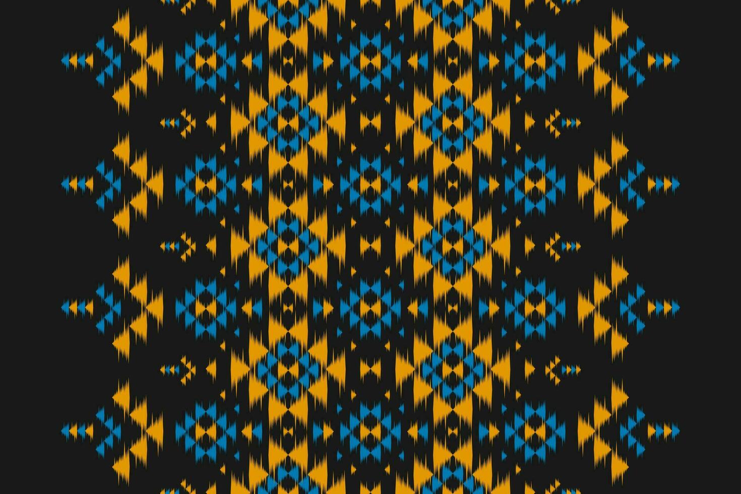 arte de patrón tribal étnico de alfombras. patrón étnico ikat sin fisuras. estilo americano, mexicano. vector