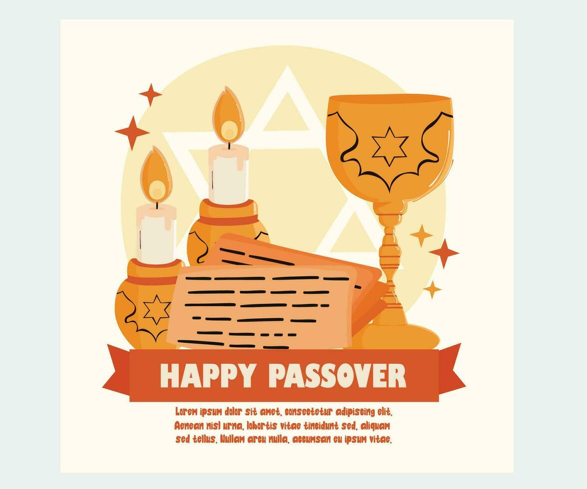 Hand Drawn Passover Illustration vector