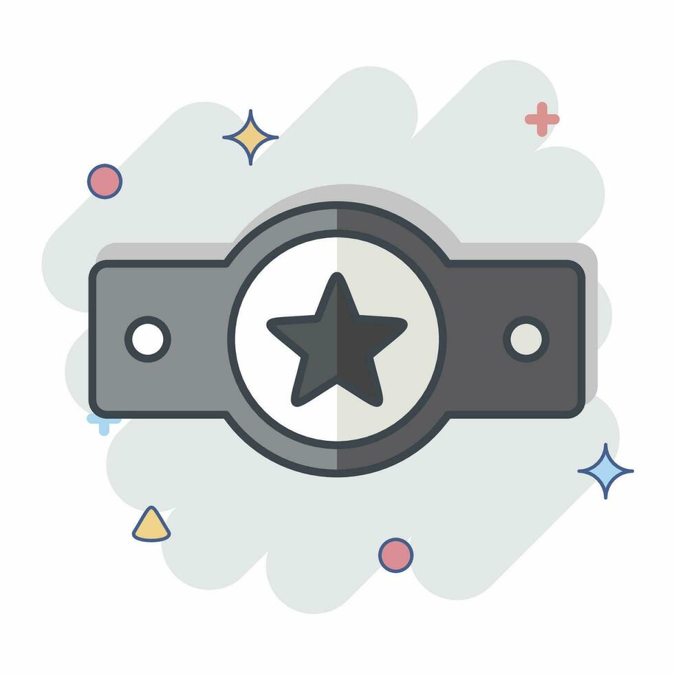 Icon Award 3. related to Award symbol. comic style. simple design editable. simple illustration vector