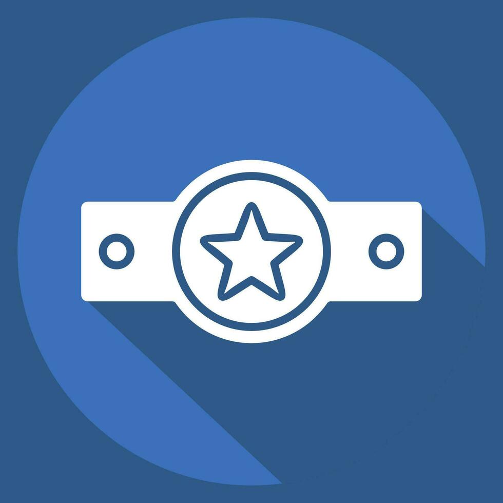 Icon Award 3. related to Award symbol. long shadow style. simple design editable. simple illustration vector