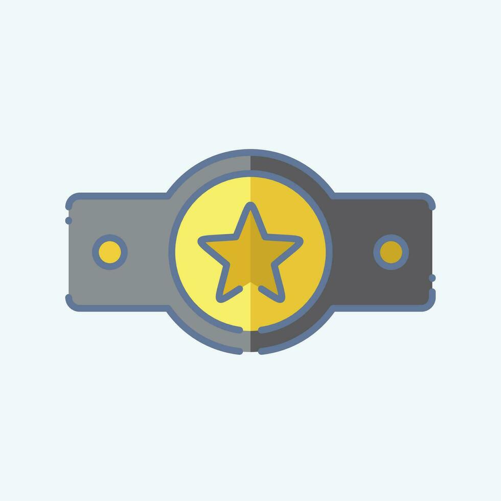 Icon Award 3. related to Award symbol. doodle style. simple design editable. simple illustration vector