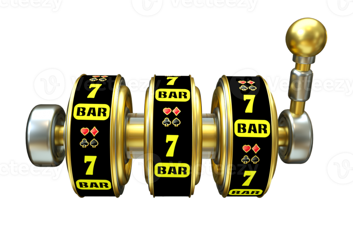 3d render object casino png