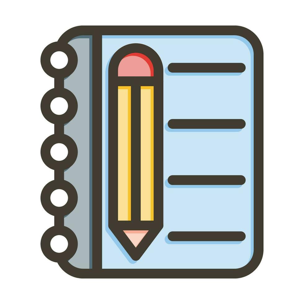 Brief Vector Thick Line Filled Colors Icon For Personal And Commercial Use.