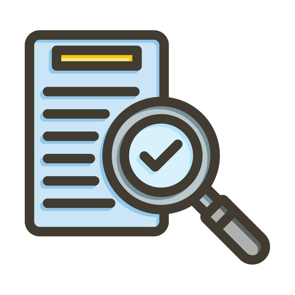 Verification Vector Thick Line Filled Colors Icon For Personal And Commercial Use.