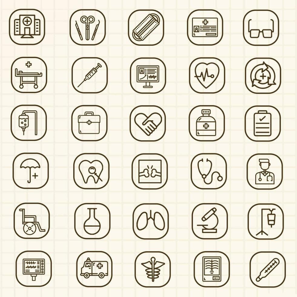 hospital icon design for template vector