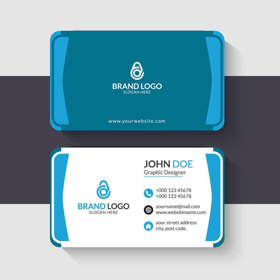 Modern Business Card Design vector