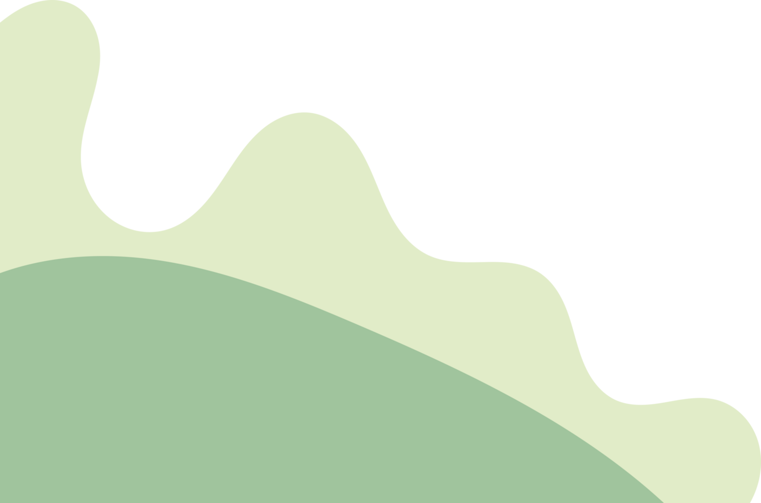 sage wavy corner. fluid corner illustration suitable for background, layout, banner. png