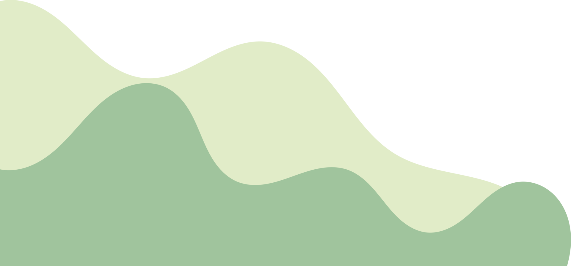 sage wavy corner. fluid corner illustration suitable for background, layout, banner. png