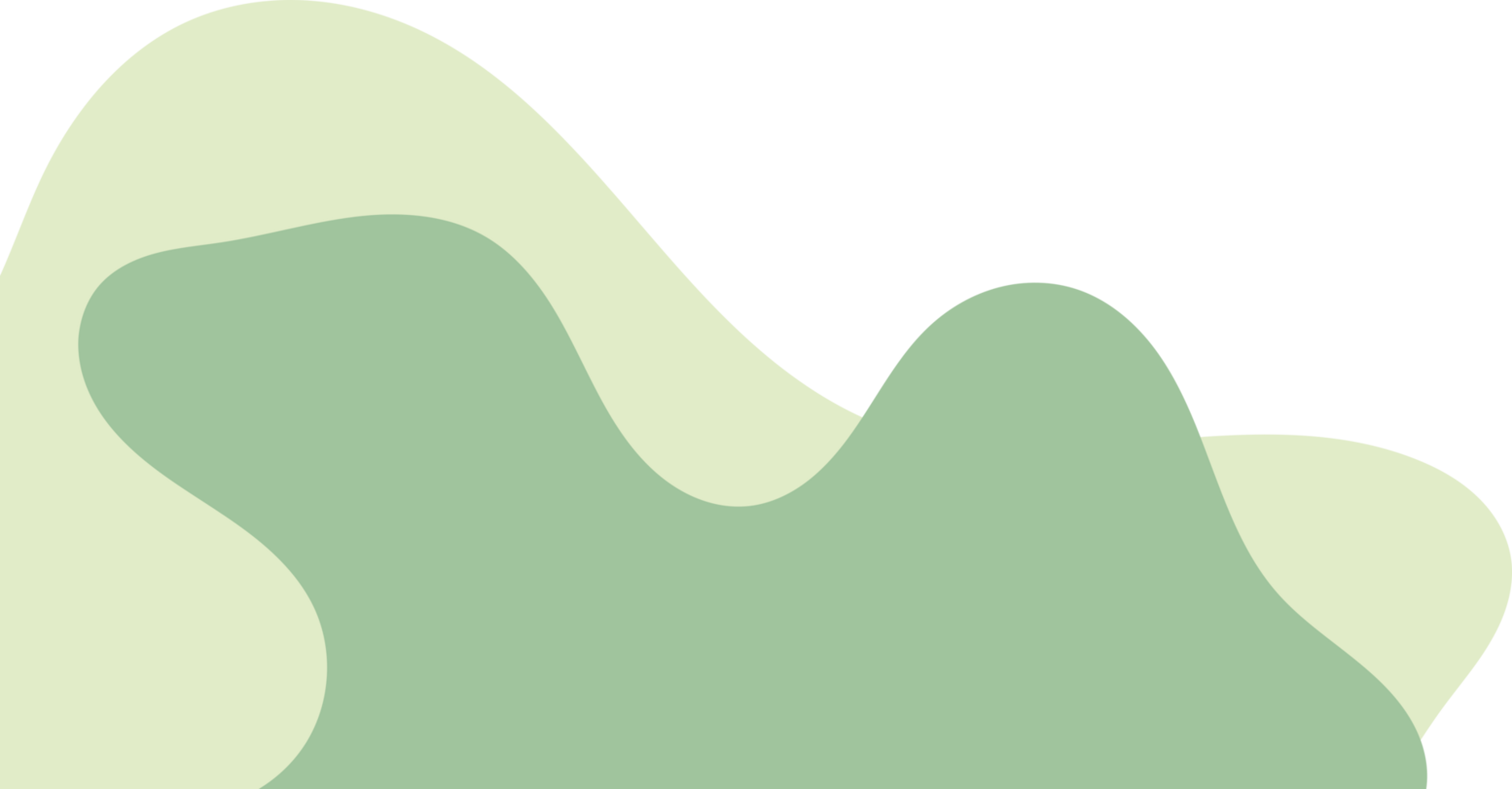 sage wavy corner. fluid corner illustration suitable for background, layout, banner. png