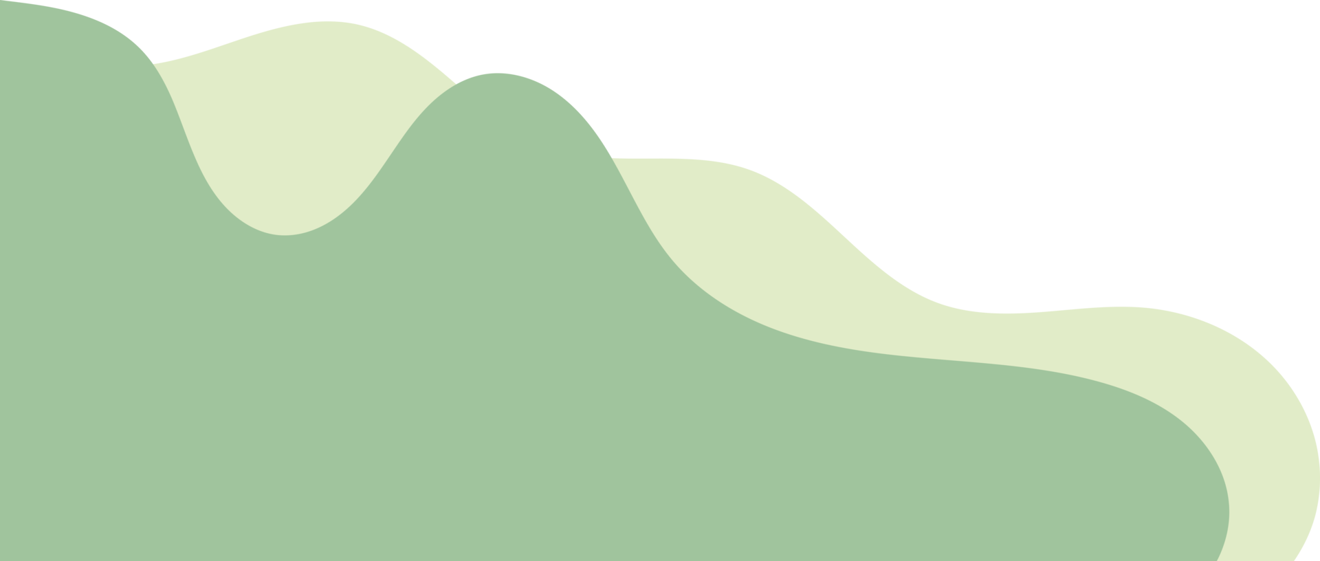 sage wavy corner. fluid corner illustration suitable for background, layout, banner. png