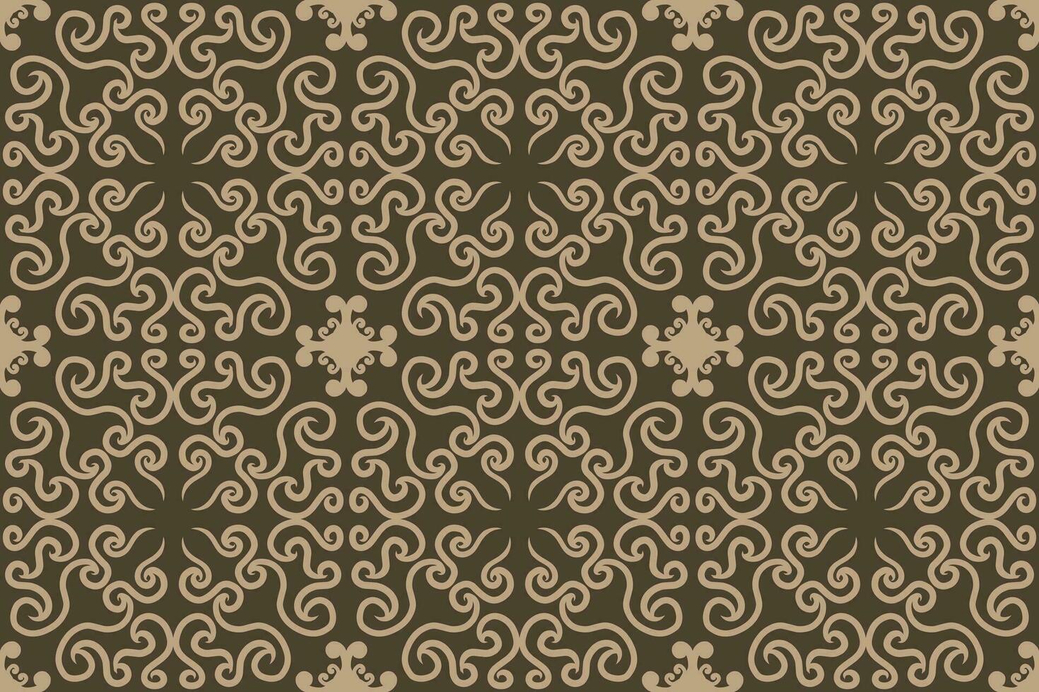 batik motif design, can be used for background or fabric design. This design can be connected repeatedly and will always connect vector