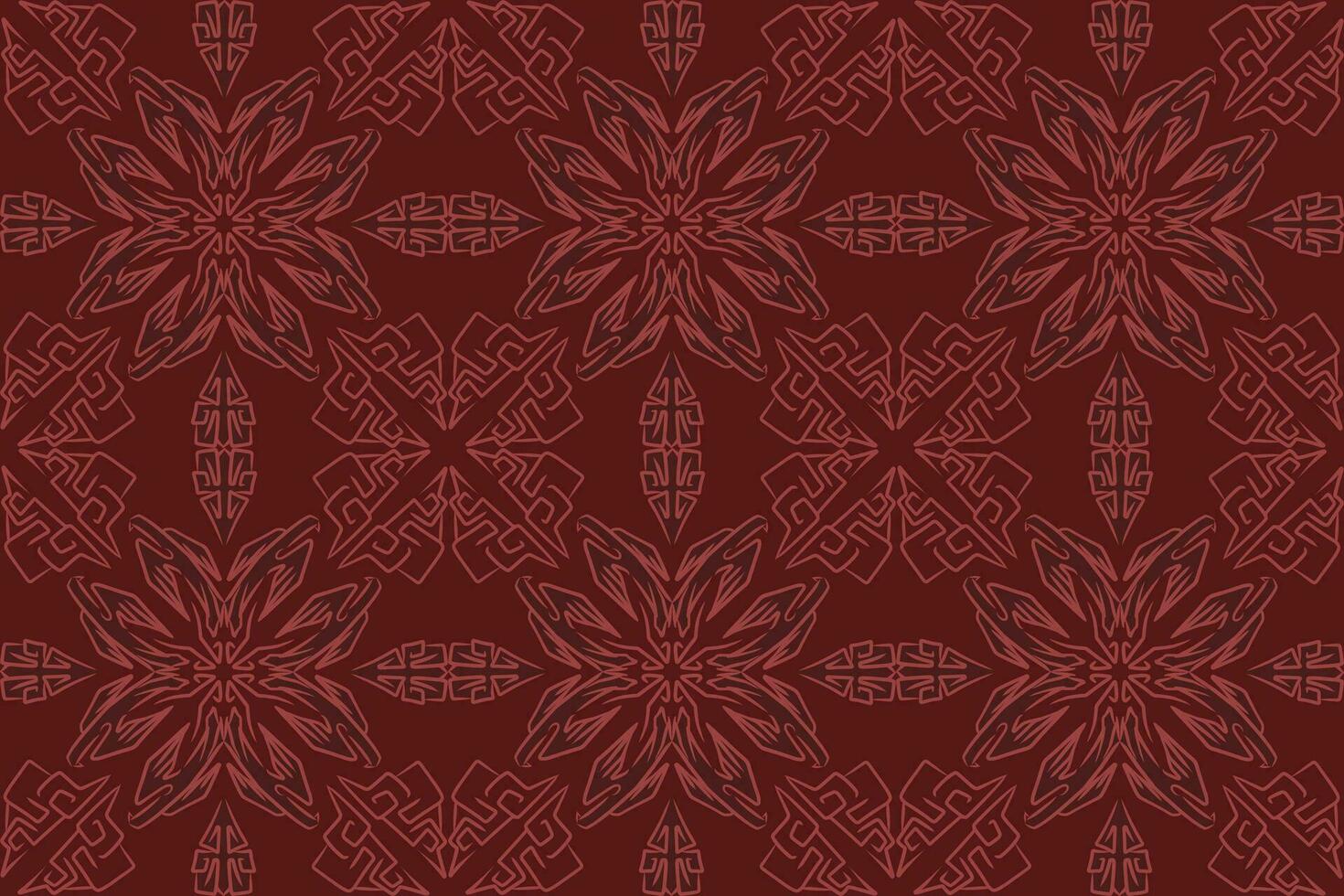 batik motif design, can be used for background or fabric design. This design can be connected repeatedly and will always connect vector
