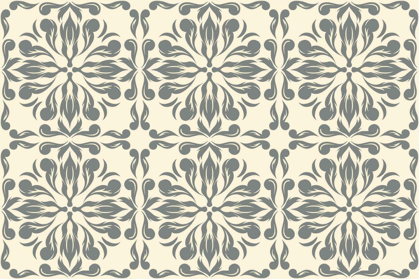 batik motif design, can be used for background or fabric design. This design can be connected repeatedly and will always connect vector