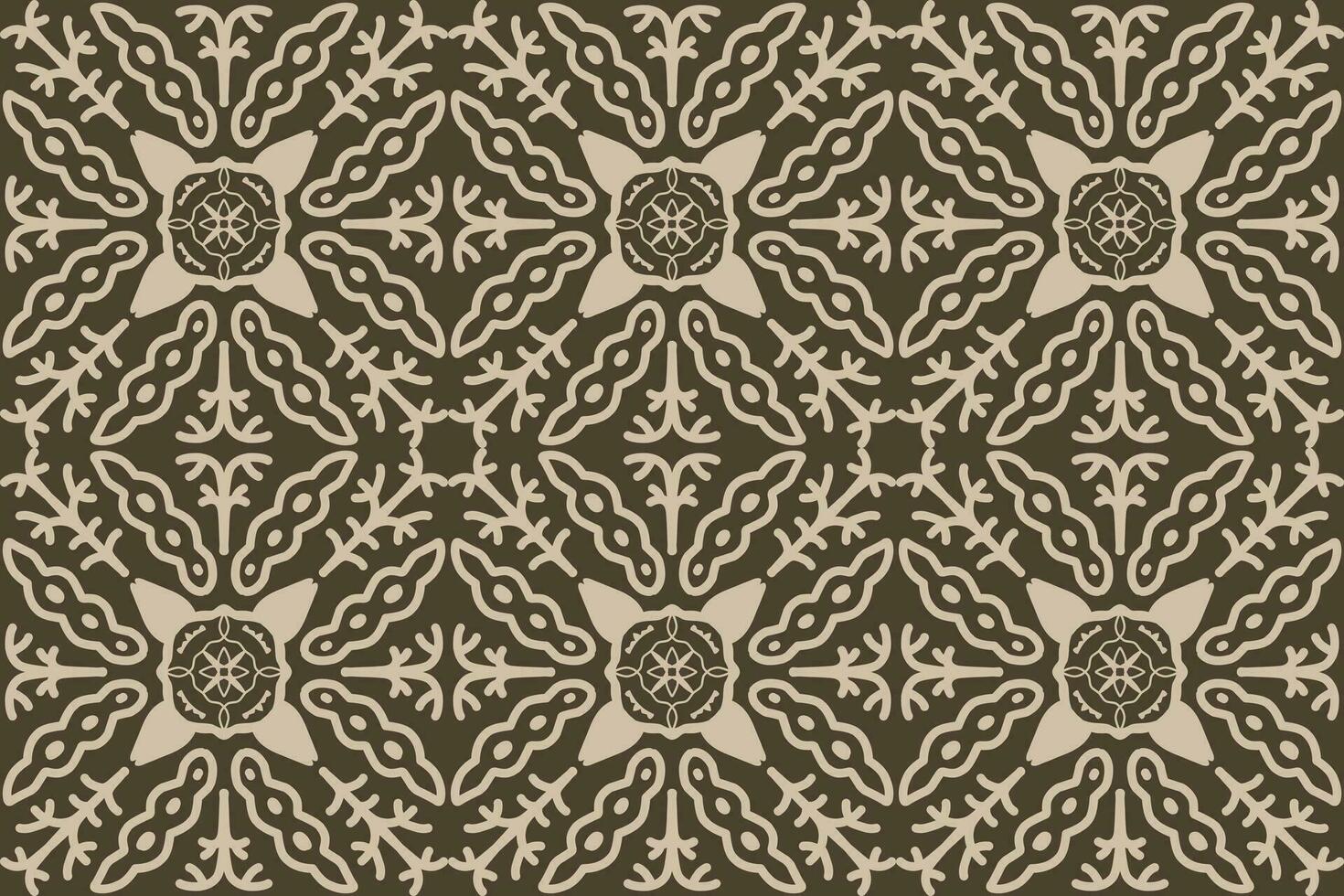 batik motif design, can be used for background or fabric design. This design can be connected repeatedly and will always connect vector