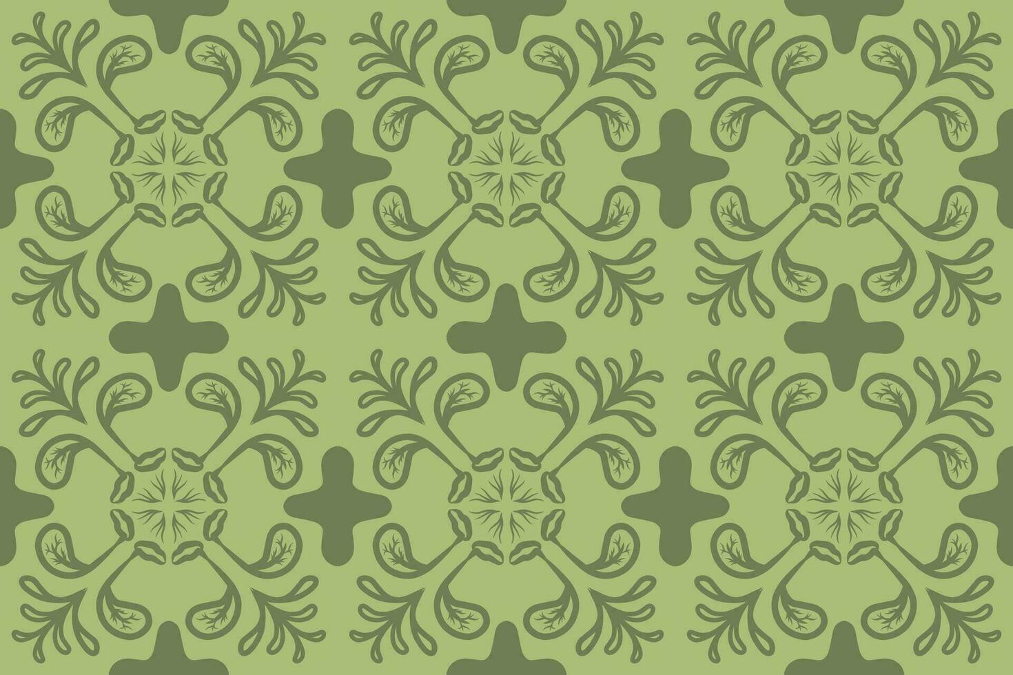 batik motif design, can be used for background or fabric design. This design can be connected repeatedly and will always connect vector