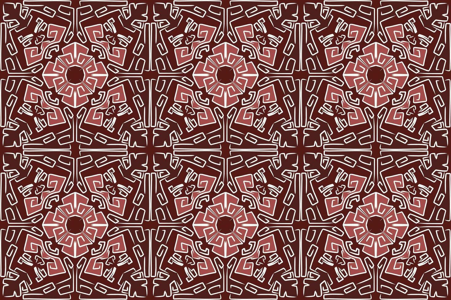 batik motif design, can be used for background or fabric design. This design can be connected repeatedly and will always connect vector