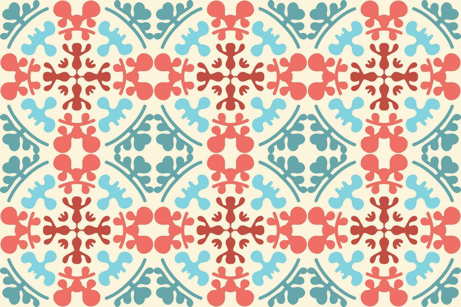 batik motif design, can be used for background or fabric design. This design can be connected repeatedly and will always connect vector