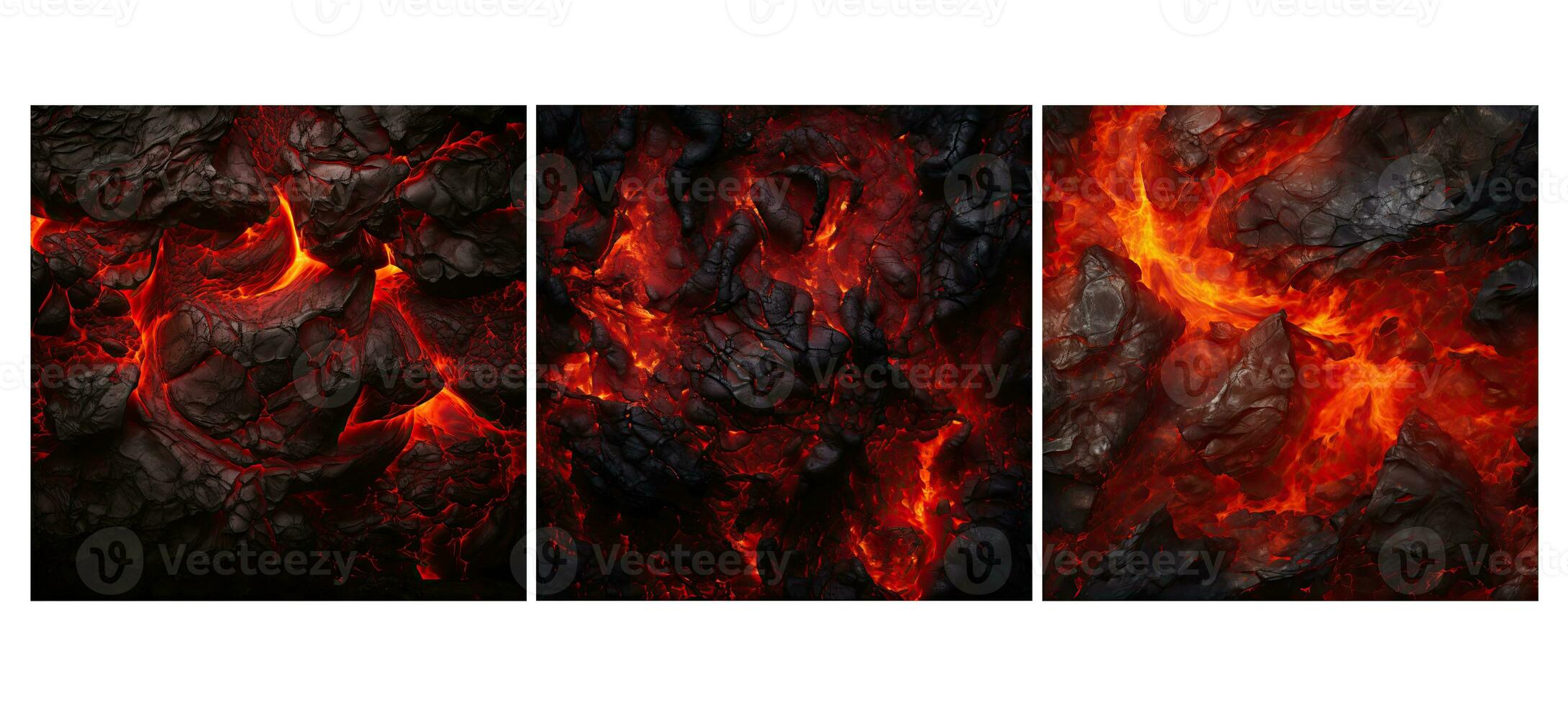 fiery lava hot texture background photo