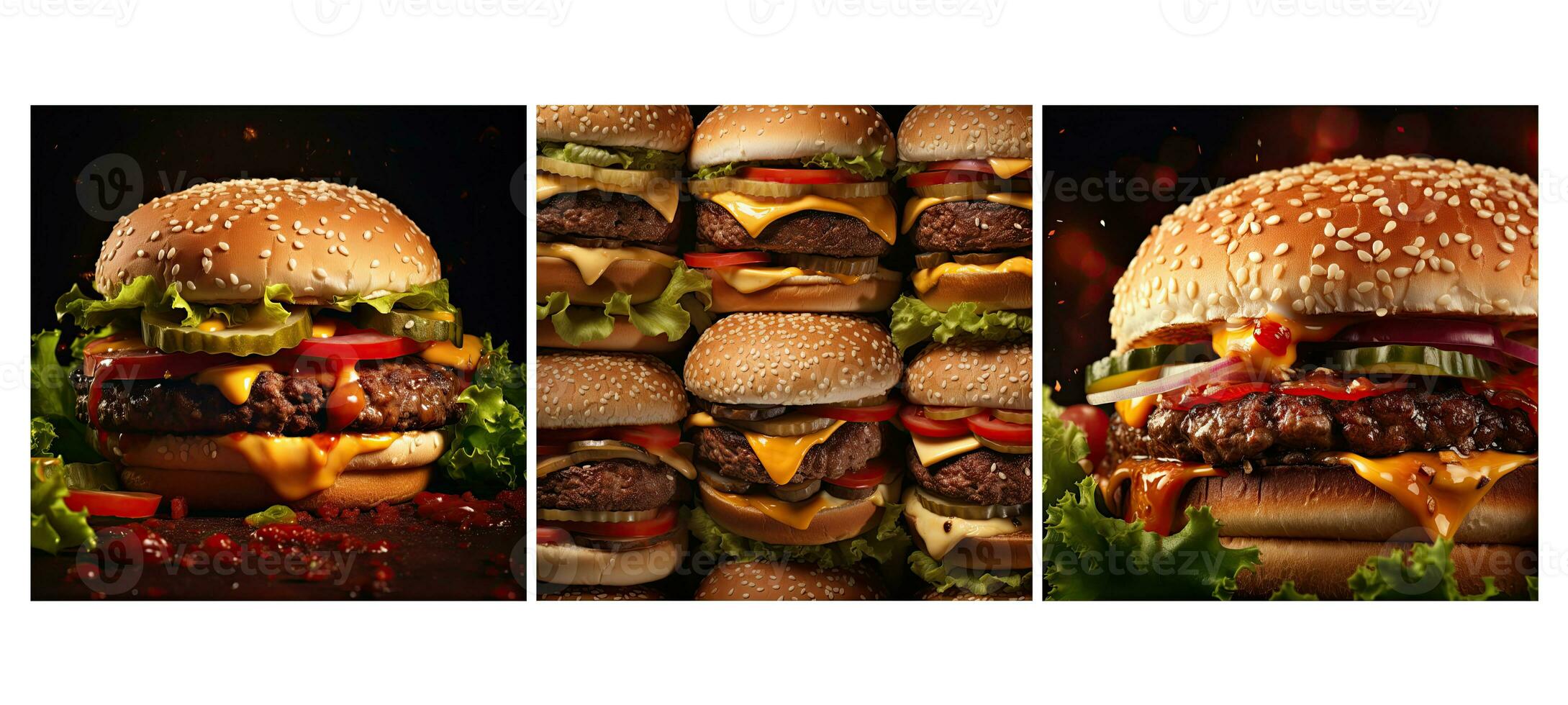 beef burger food texture background photo