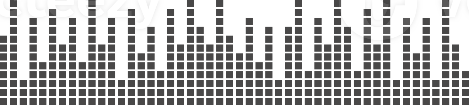 Sound wave. Audio music equalizer. Spectrum pattern and frequency frame. png