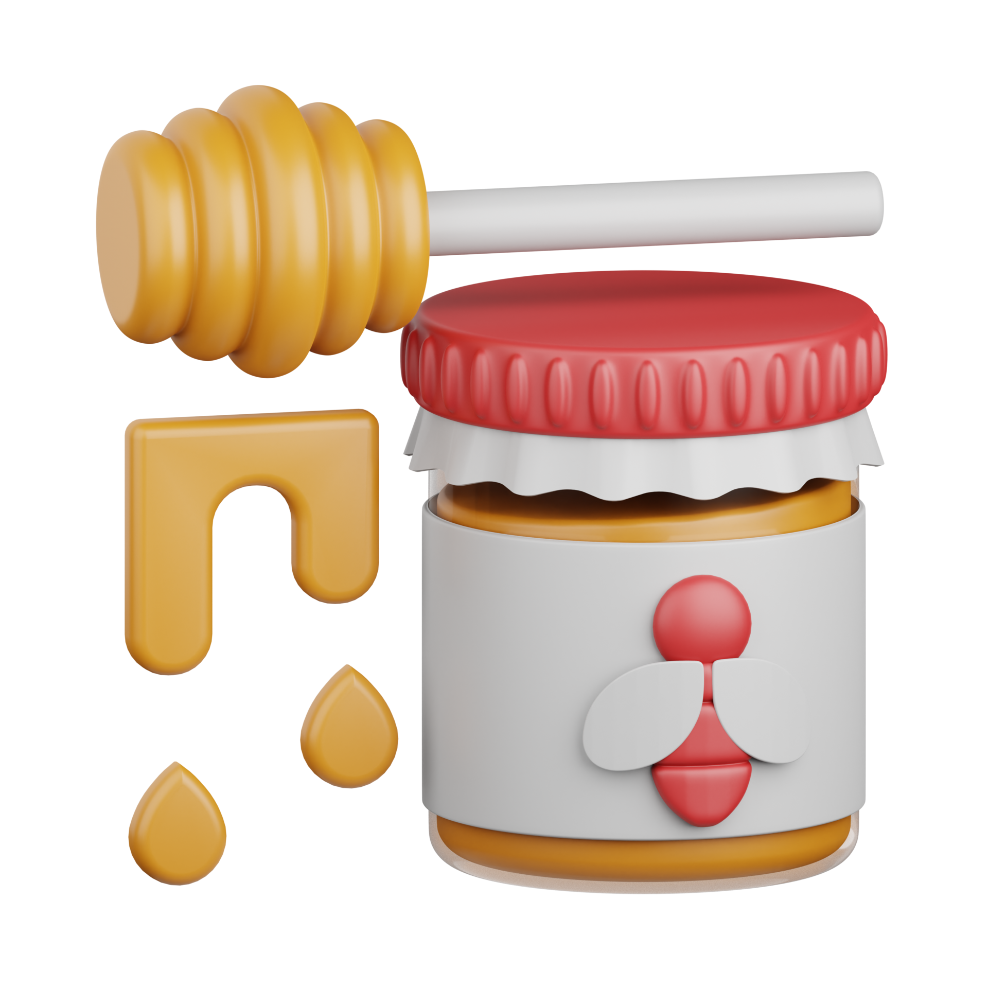 3d Rendering Honey Isolated Useful For Food Allergen Allergy Disease 3d-rendering-honey-isolated-useful-for-food-allergen-allergy-disease