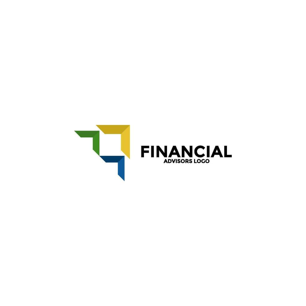 Creative Financial and investment Logo vector, Modern Finance Advisors logo design template vector