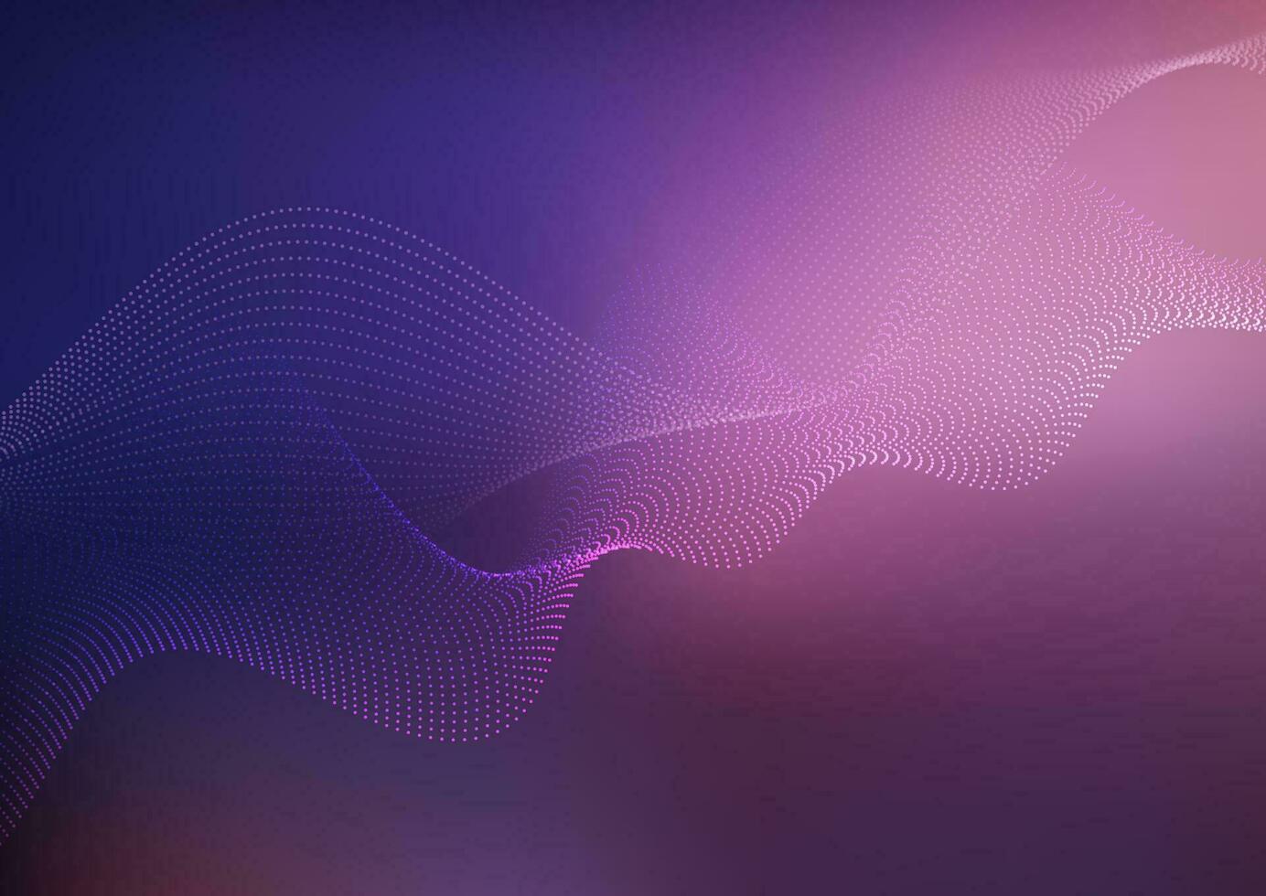 futuristic background with flowing waves design vector