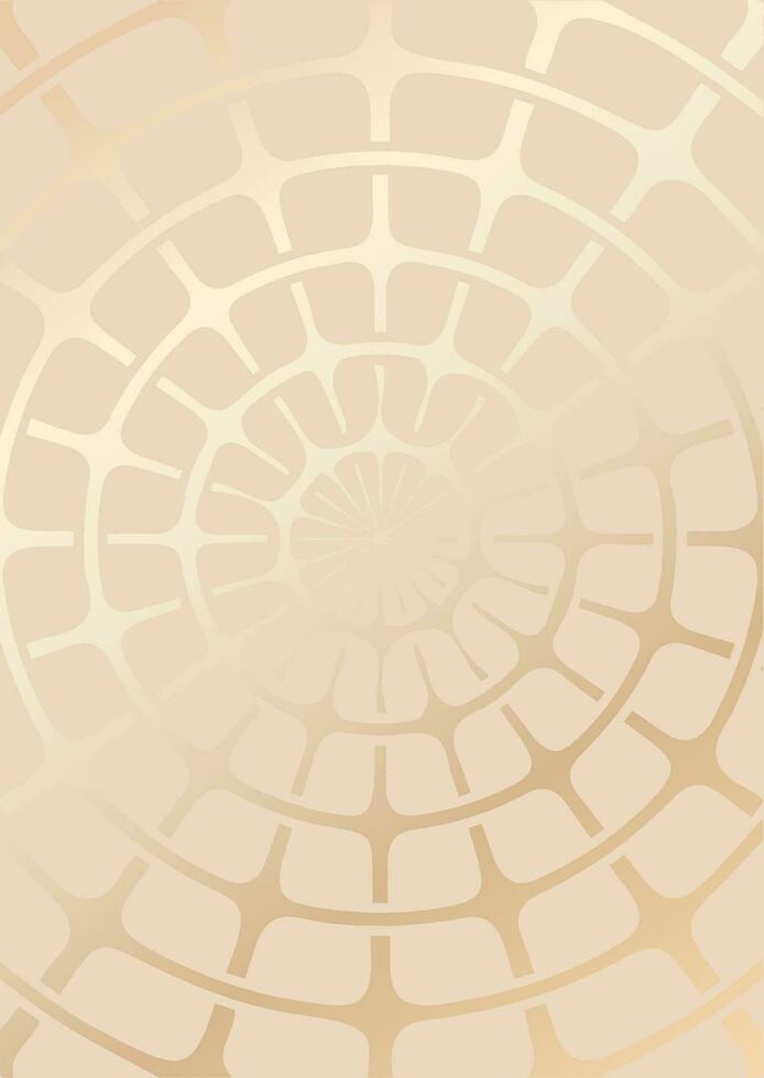 abstract cover with a metallic pattern design vector