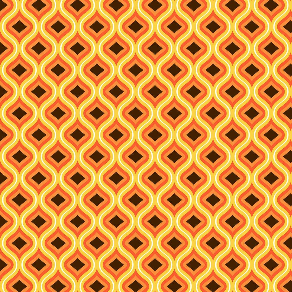 abstract retro styled wallpaper design vector