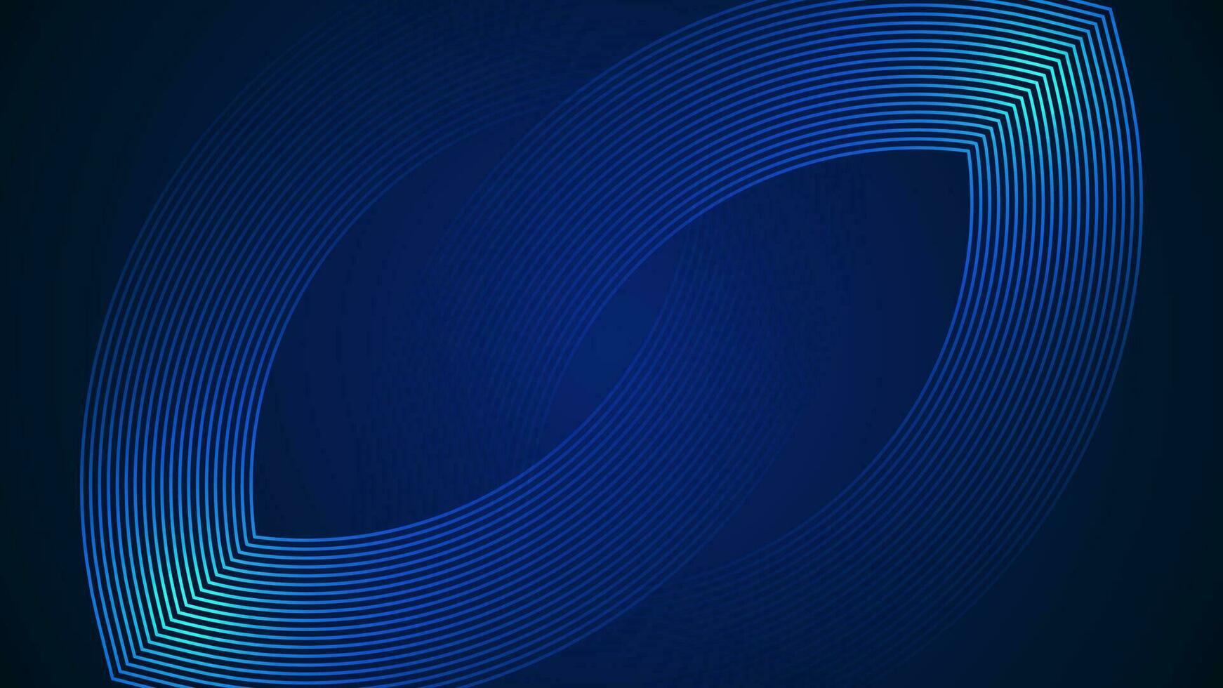 Dark blue simple abstract background with lines in a curved style geometric style as the main element. vector