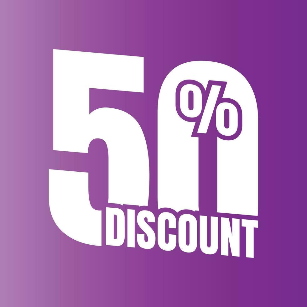 50 percent discount deal sign icon, 50 percent special offer discount vector, 50 percent sale price reduction offer design, Friday shopping sale discount percentage icon design vector