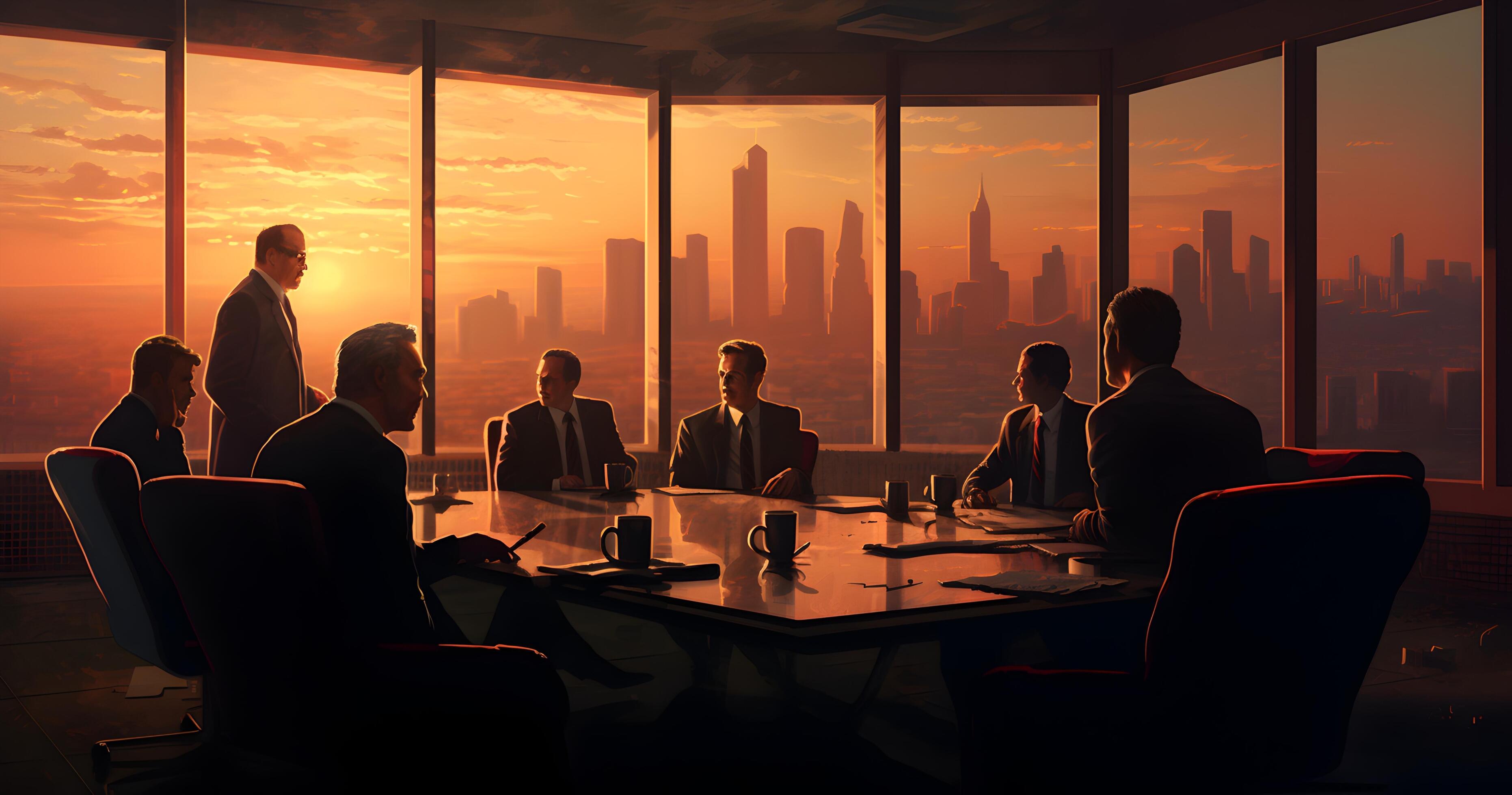 Business meeting office background Generative AI 28341101 Stock Photo