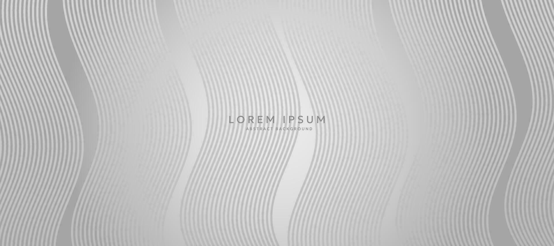 White curve abstract background vector illustration. curved banner background