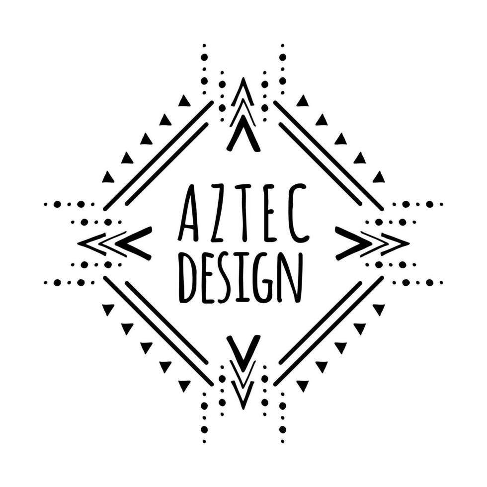 Aztec vector element.