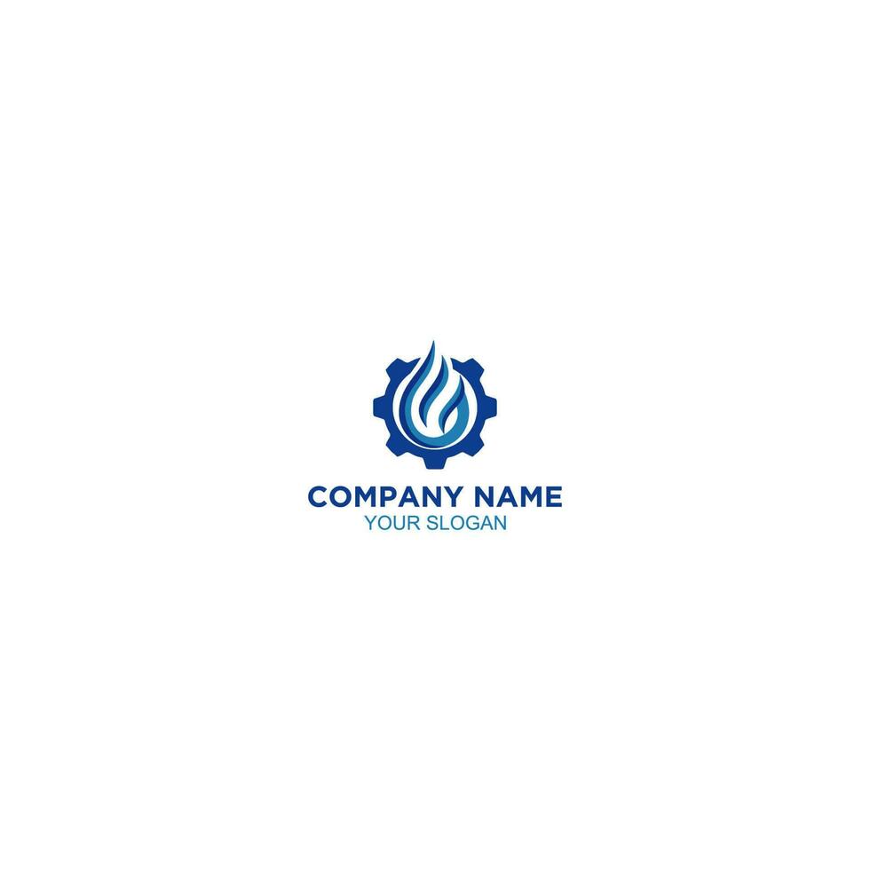 Gas Station Logo Design Vector