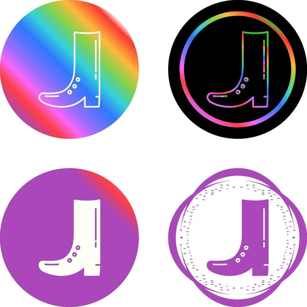 Cowboy Boot Vector Icon