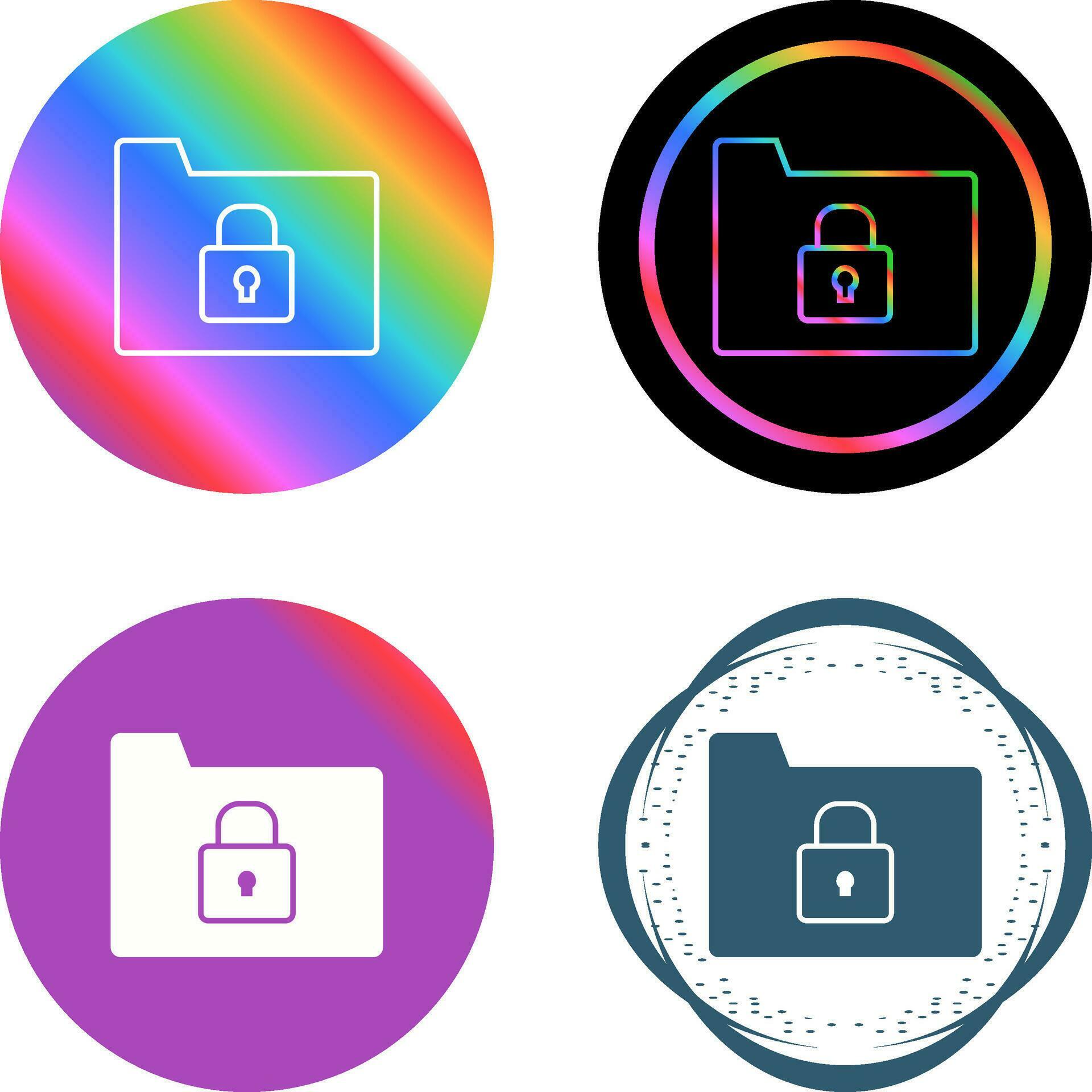 Secure Folder Vector Icon 28341802 Vector Art at Vecteezy