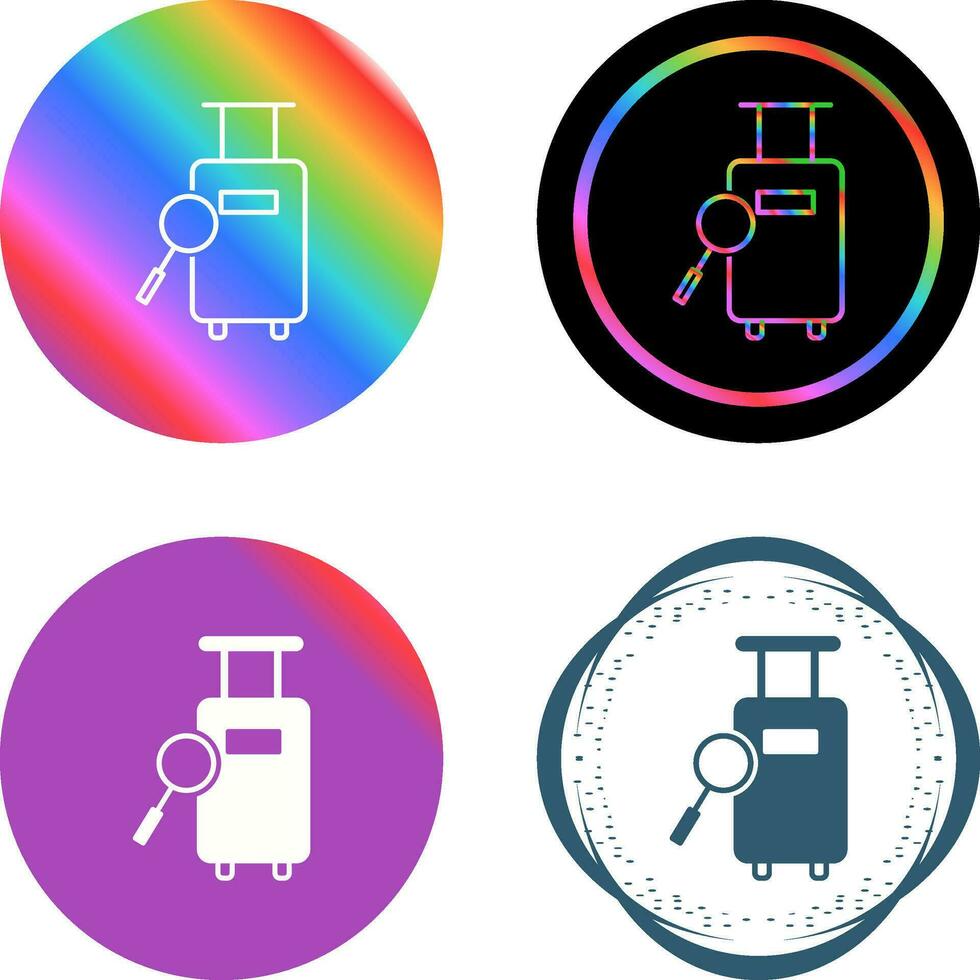 Find Luggage Vector Icon