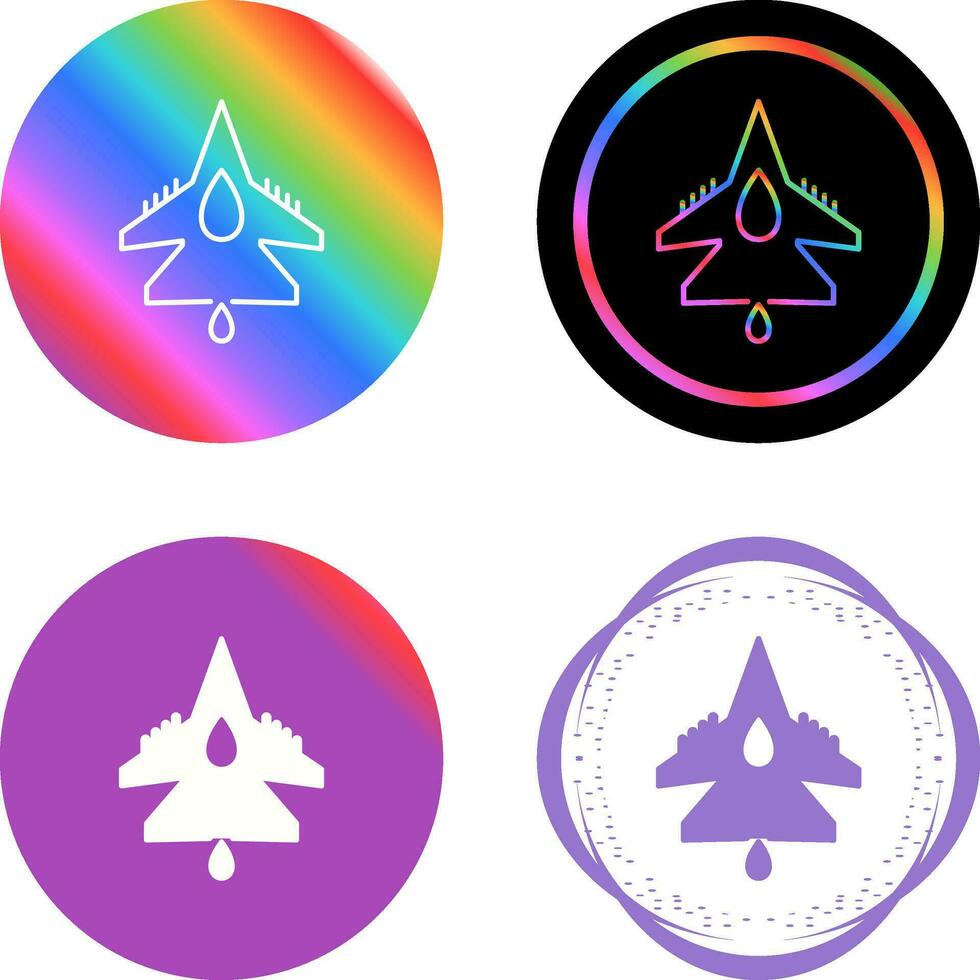 Fighter Jet Vector Icon