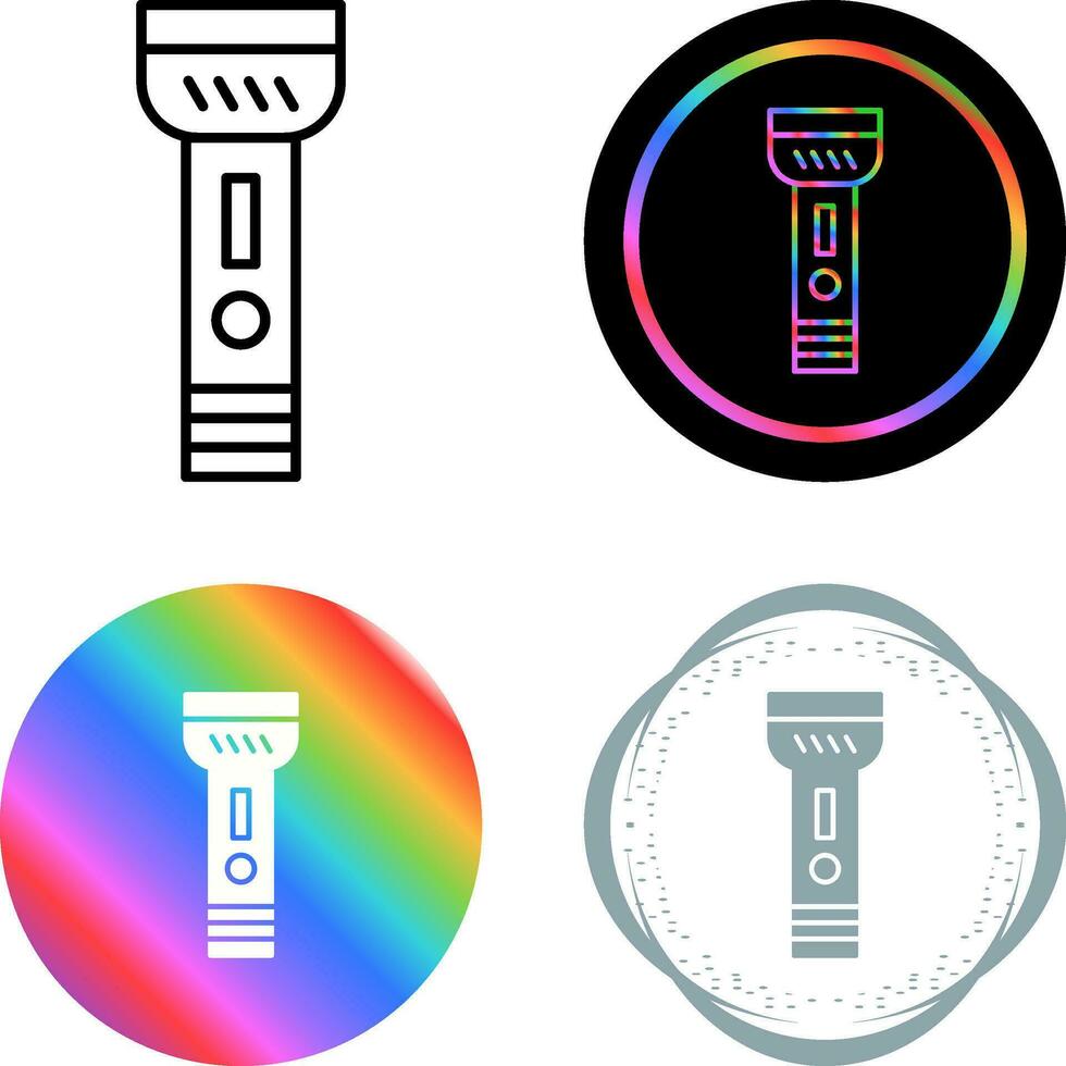 Flashlight Vector Icon