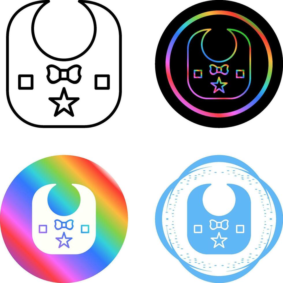 Baby Bib Vector Icon