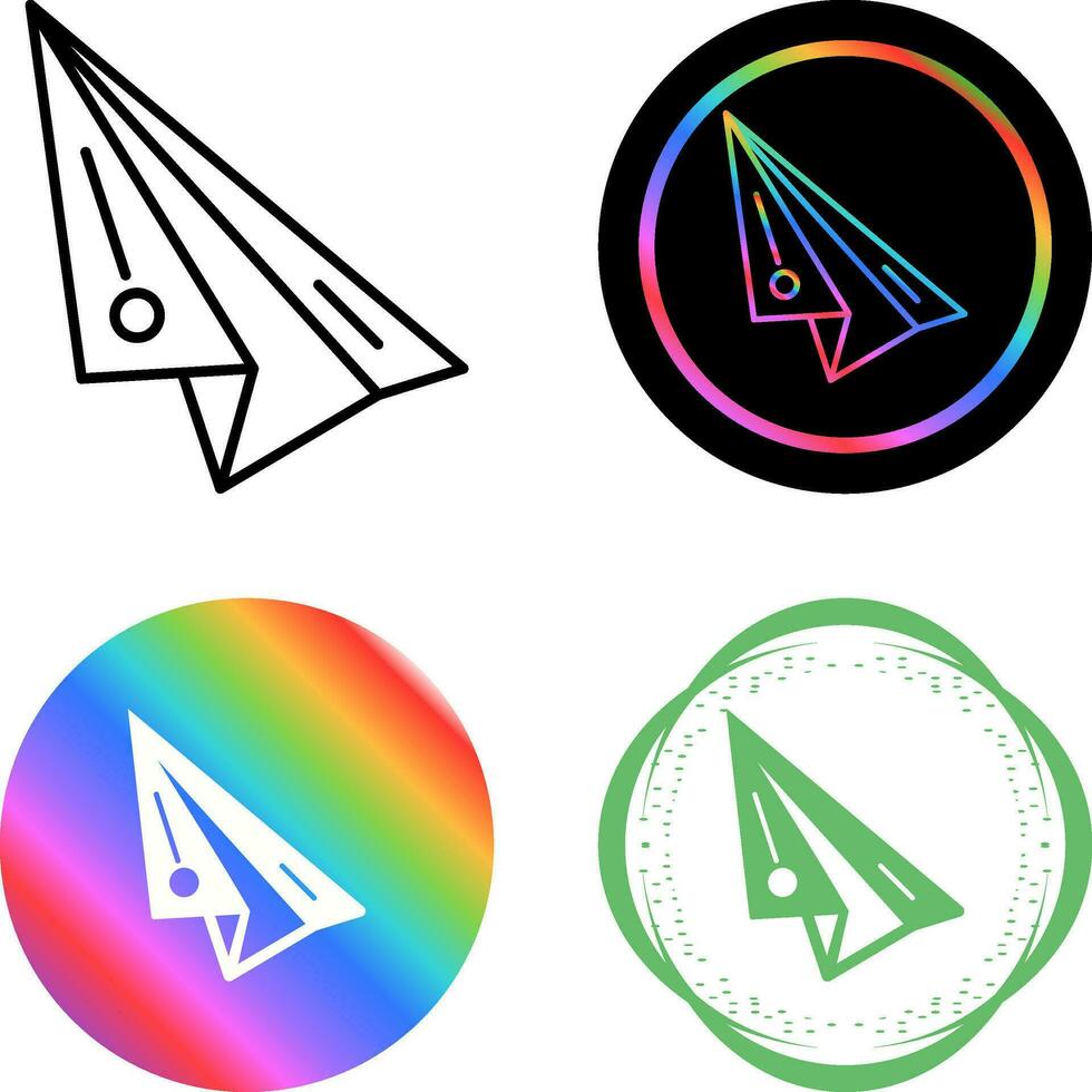 Paper Plane Vector Icon